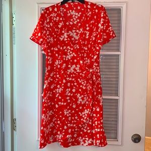 J. Crew wrap dress, 12